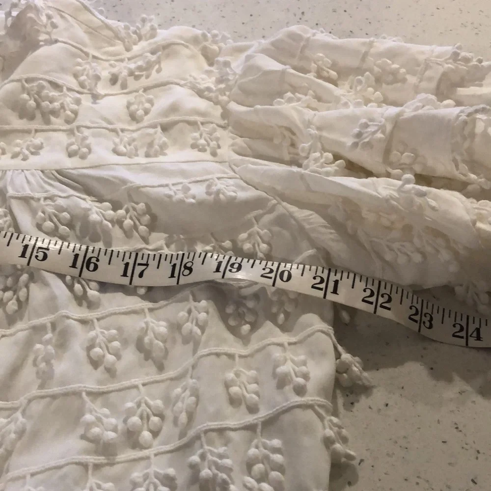 Farm Rio fringe detail short sleeve blouse - Picture 10 of 12